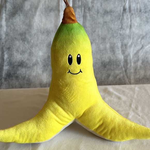 SÚPER MARIO KART MOCCHI MOCCHI BANANA PLUSH TOY NINTENDO - Picture 5 of 7